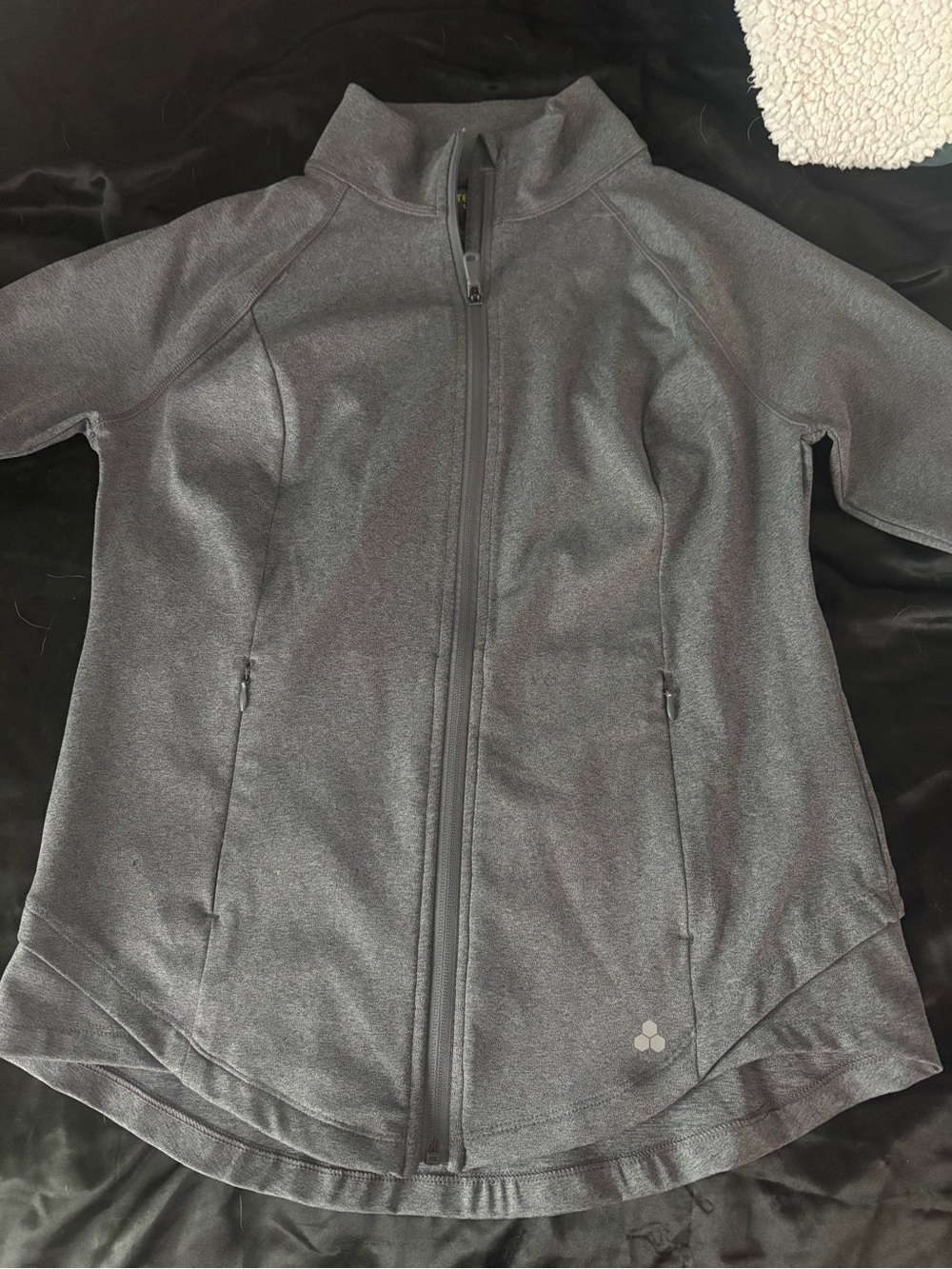 tek gear Women's Charcoal Full-Zip Jacket